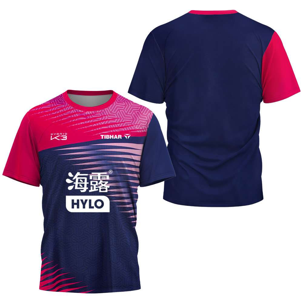 Table Tennis Shirt - Felix Lebrun 3D-print sport sneldrogend ademend