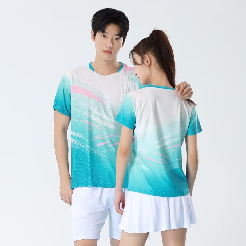 Table Tennis Shirt - Unisex Tafeltennis T-shirt Professioneel Ademend Badminton