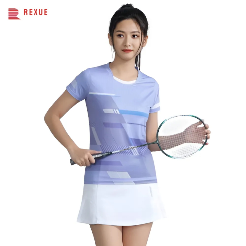 Table Tennis Shirt - Dames Tafeltennis Badminton Shirt 3d Print
