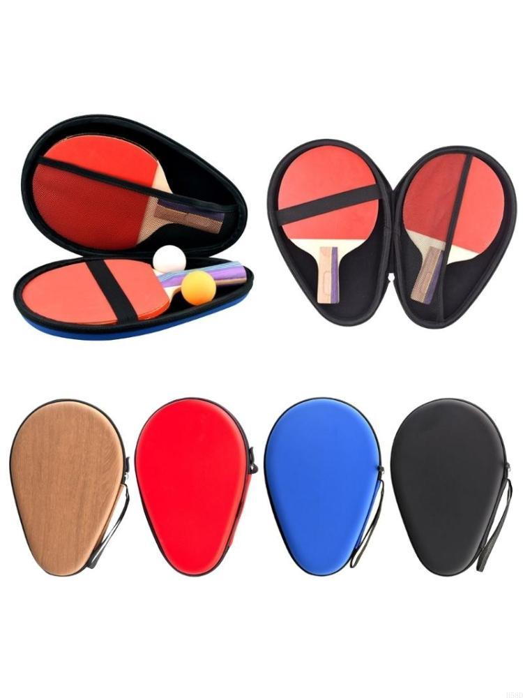 Table Tennis Protective Cover - Tafeltennisracketkoffer Pingpongbattashoes voor 2 peddels Tafeltenniskoffer