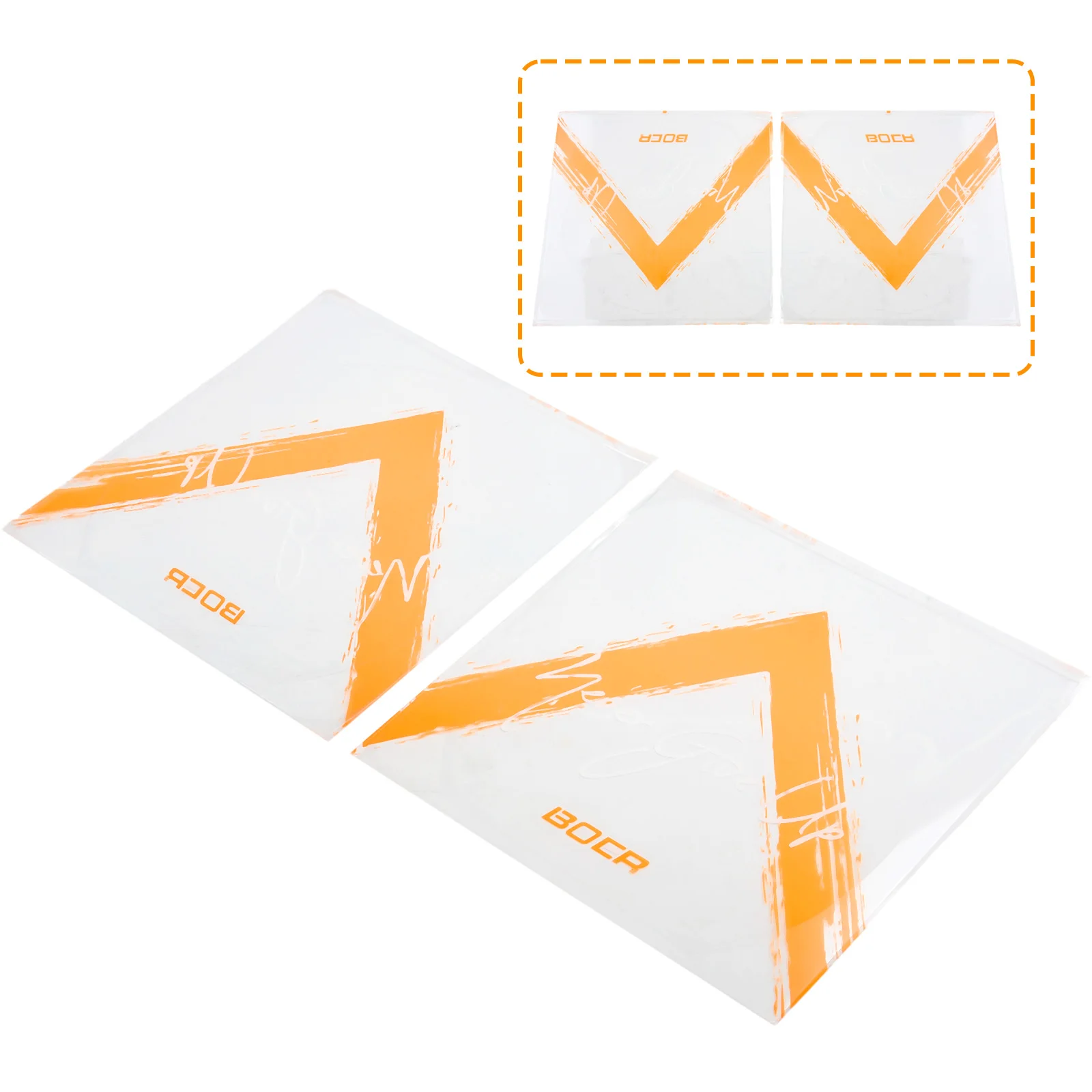 2-delige peddel rubberen besch - Table Tennis Rubber Protective Film recensie en prijs