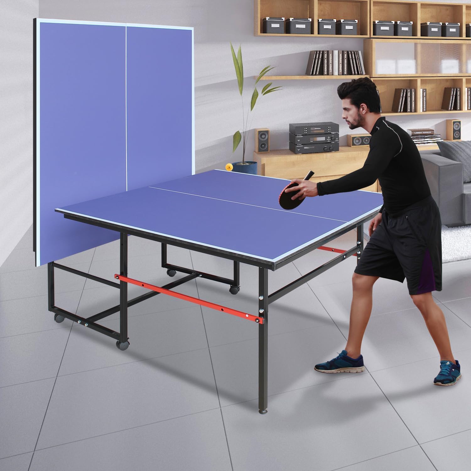 8 ft draagbare pingpongtafel,  - Table Tennis Kit recensie en prijs
