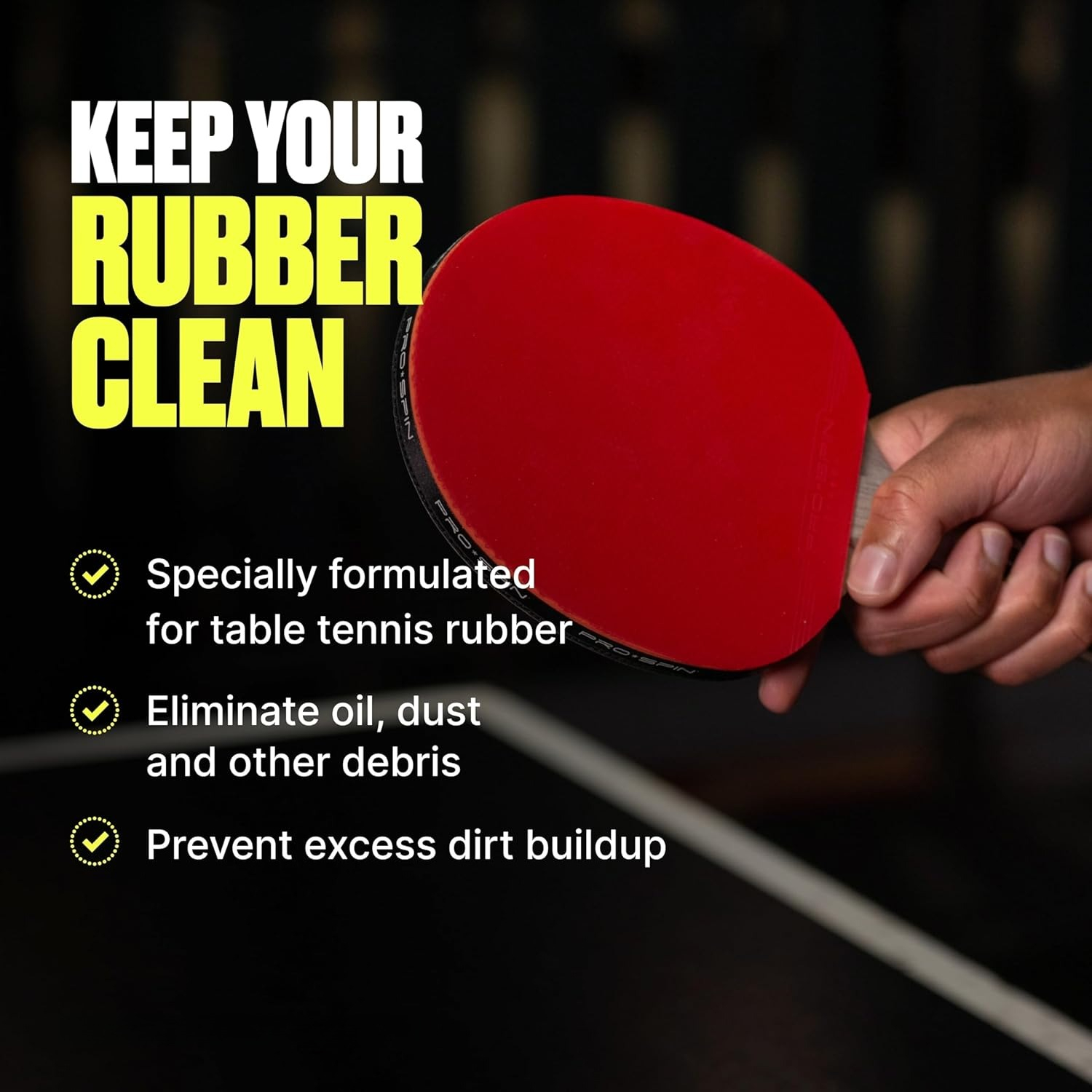 Rubberen reinigingsset voor ta - Table Tennis Kit recensie en prijs