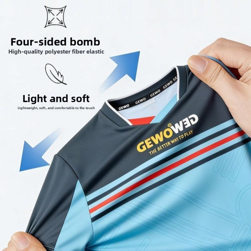 GEWO nieuw tafeltennis T-shirt - Table Tennis Shirt recensie en prijs
