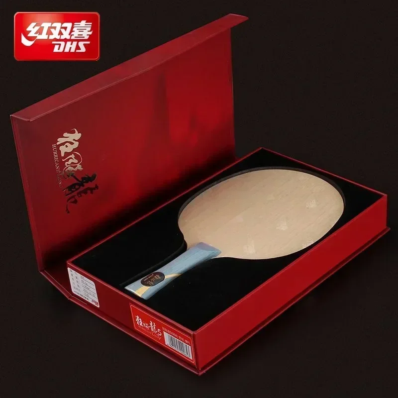 Originele DHS Hurricane Long 5 - Table Tennis Bat Butterfly recensie en prijs