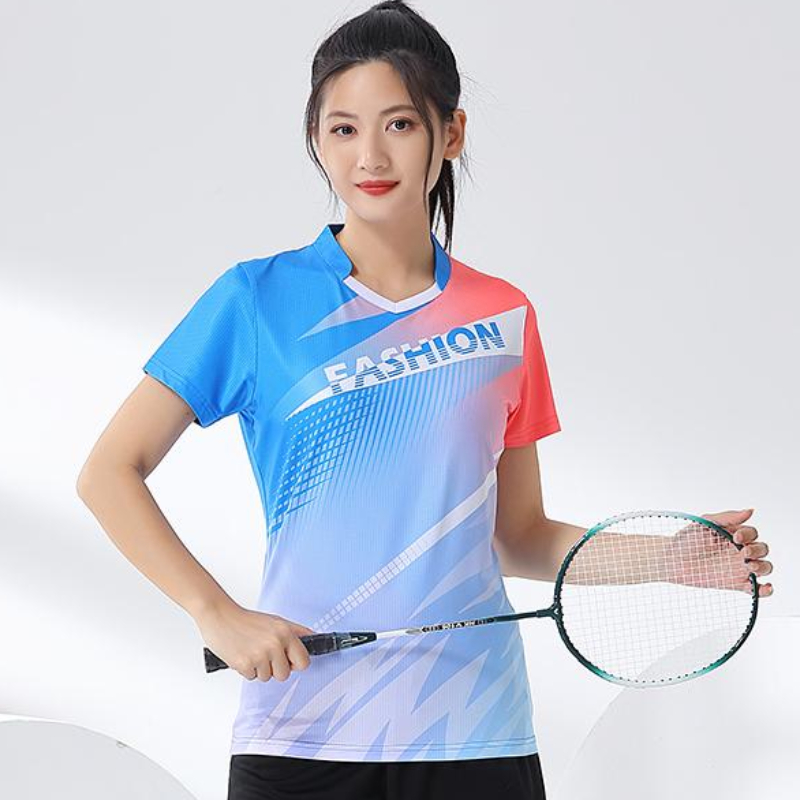 Dames Badminton Shirt Print Go - Table Tennis Shirt recensie en prijs