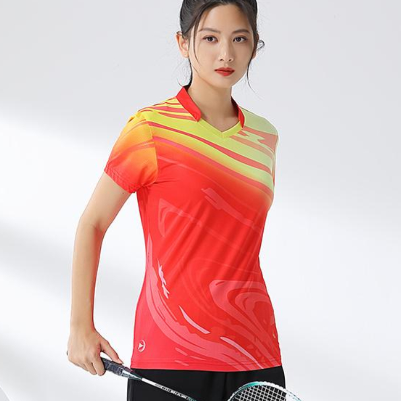 Dames Badminton Shirt Print Go - Table Tennis Shirt recensie en prijs