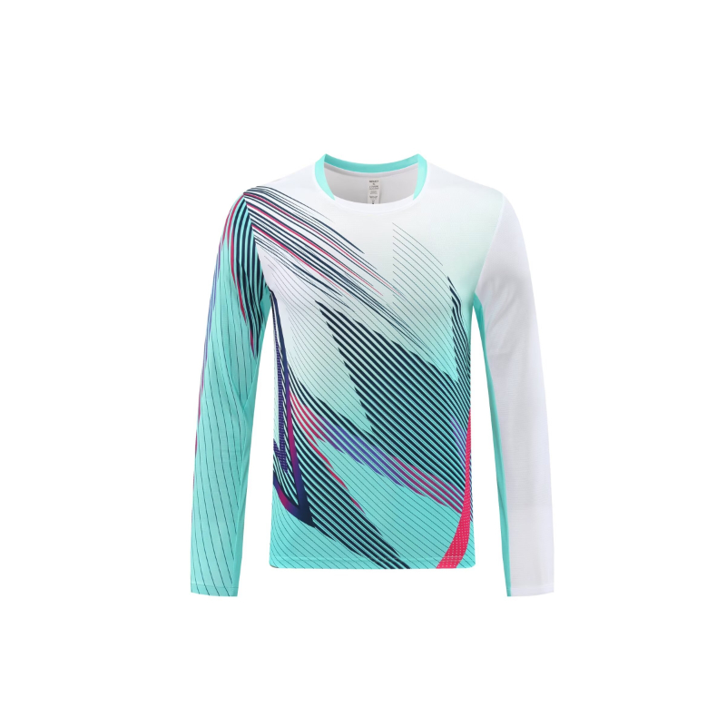 Lange Mouw Badminton Shirt Uni - Table Tennis Shirt recensie en prijs